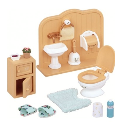 Image 2 of Sylvanian Families Toilet Set (£8.99)